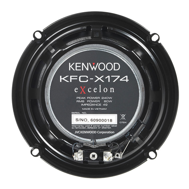 Kenwood Excelon KFC-X174 Full Range Car Speakers
