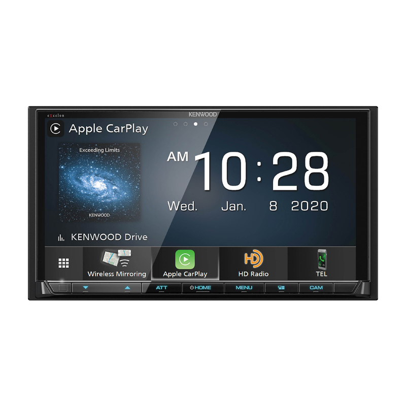 Kenwood Excelon DMX907S Apple CarPlay Receivers