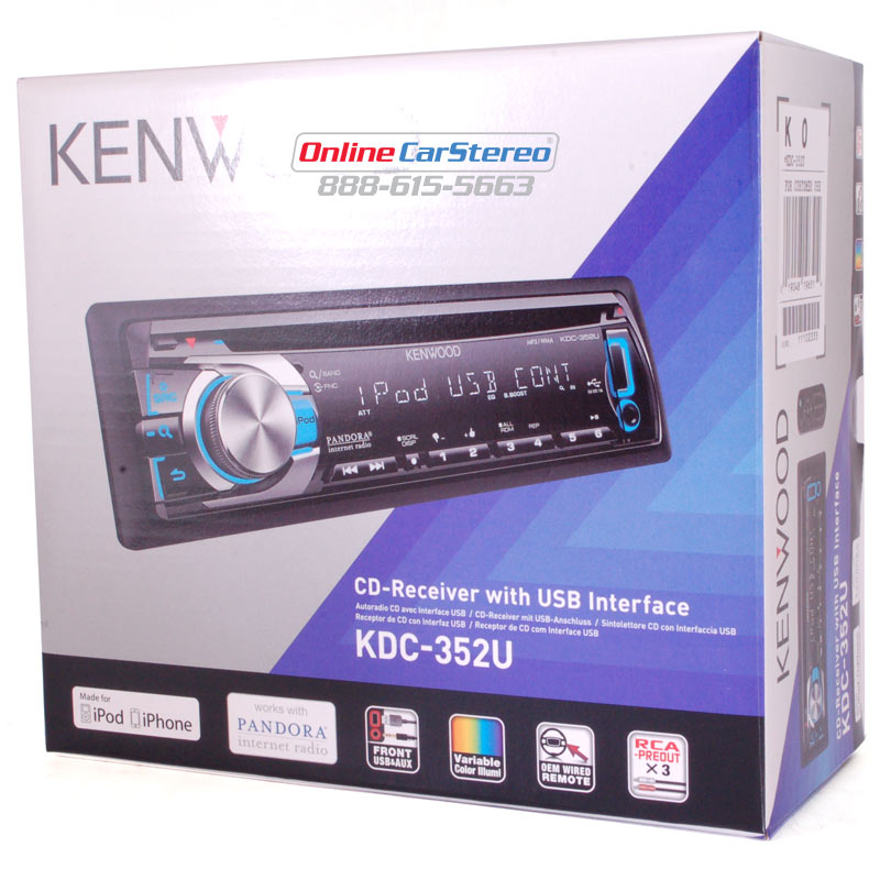 Kenwood KDC-352U Car CD Players