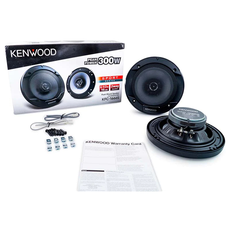 Kenwood KFC-1666S Full Range Car Speakers