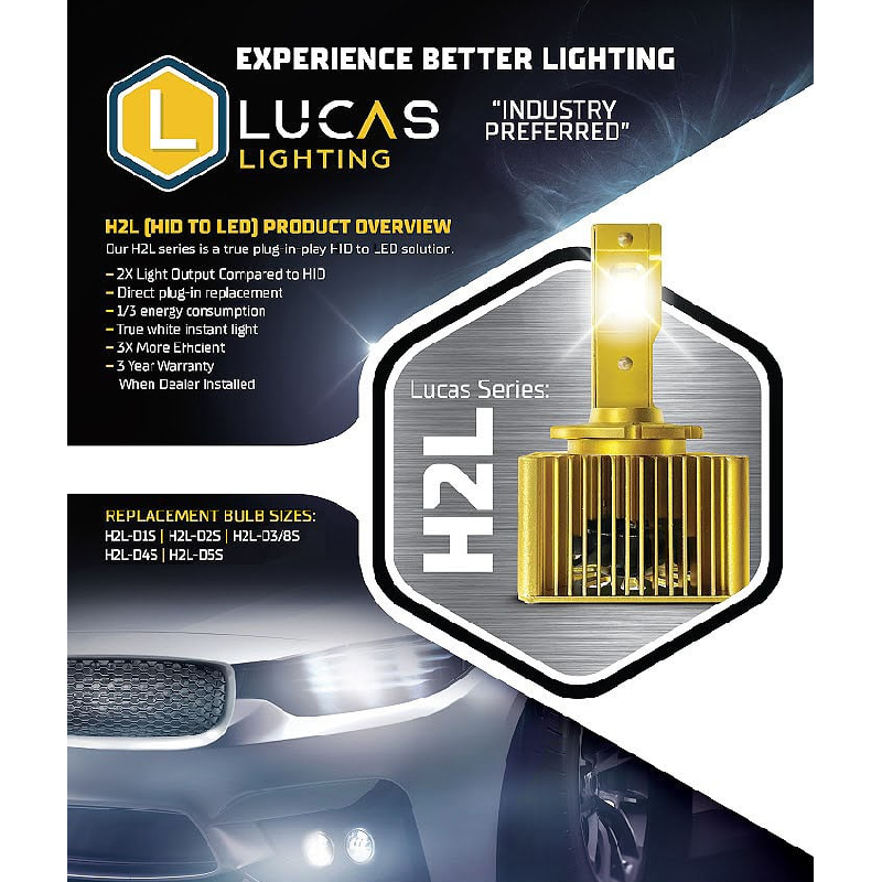 Lucas Lighting H2L-D3/8S LED Lights