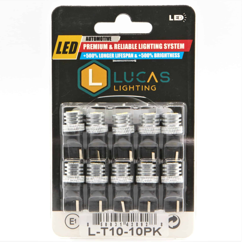 Lucas Lighting L-T10D-10PK Dome Bulbs
