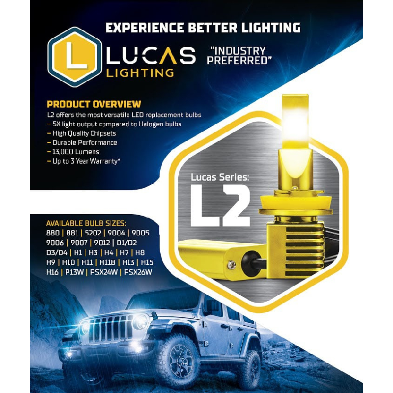 Lucas Lighting L2-H11 LED Lights