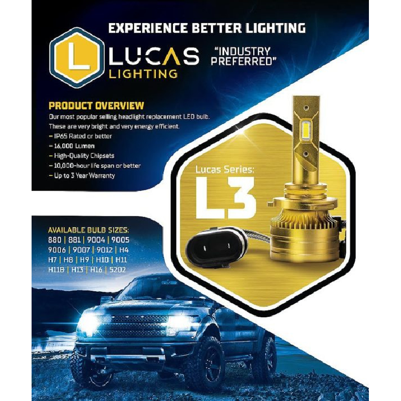 Lucas Lighting L3-H13 LED Lights