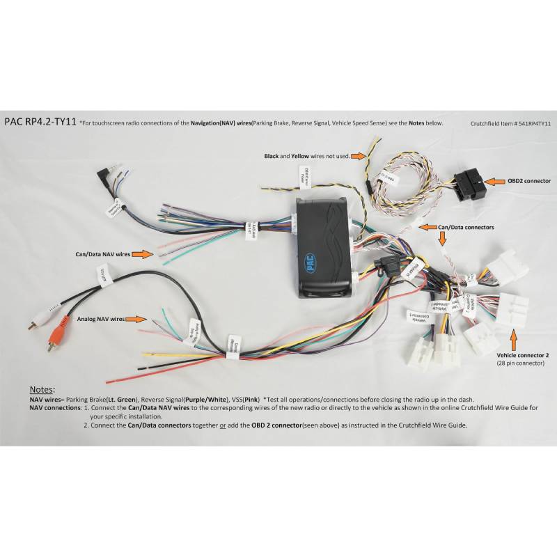 PAC RP4.2-TY11 Radio Replacement