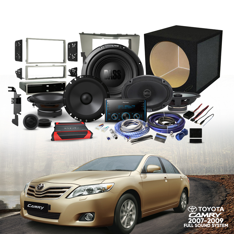 PCH Custom Audio Camry Sound System Vehicle Specific Bundles