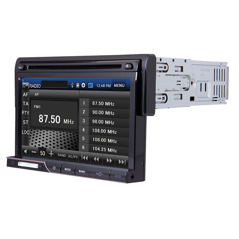 Power Acoustik PD-710B Single DIN DVD Receivers (With Screen)