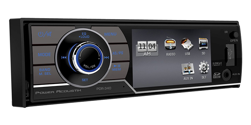 Power Acoustik PDR-340B In-Dash Video Receivers (With Screen)