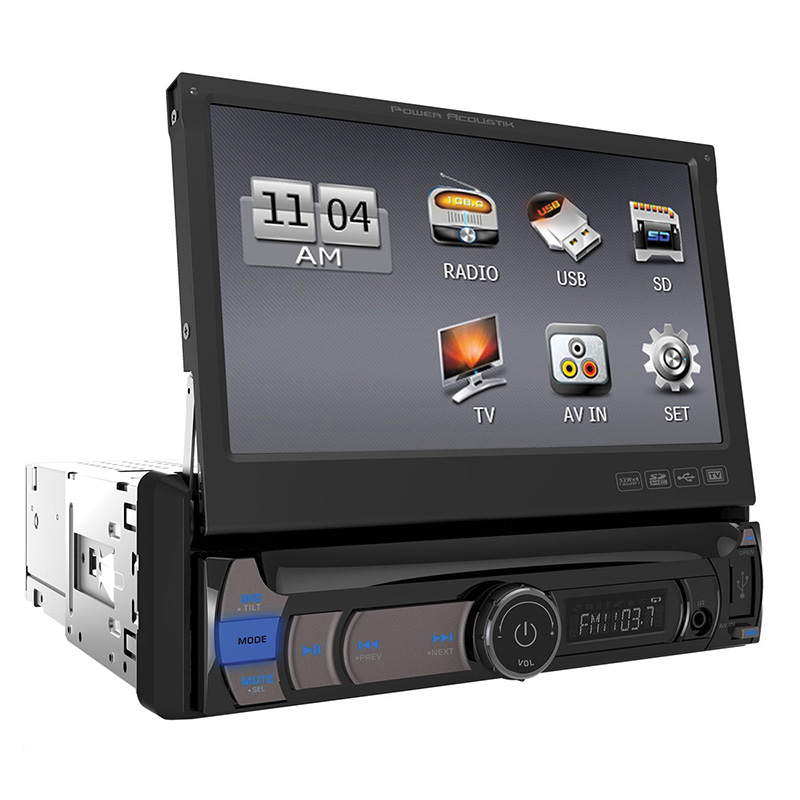 Power Acoustik PDR-780B In-Dash Video Receivers (With Screen)