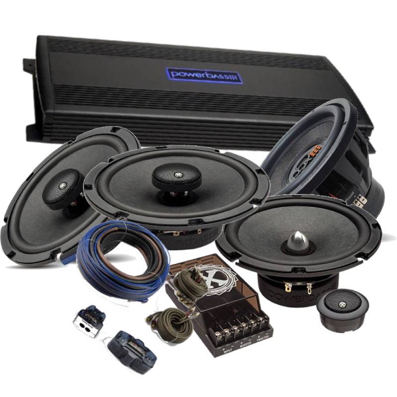 PowerBass ASA3-1100.5-Bundle Full Car Audio Packages