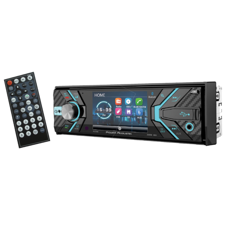 Power Acoustik PD-348B Single DIN DVD Receivers (With Screen)