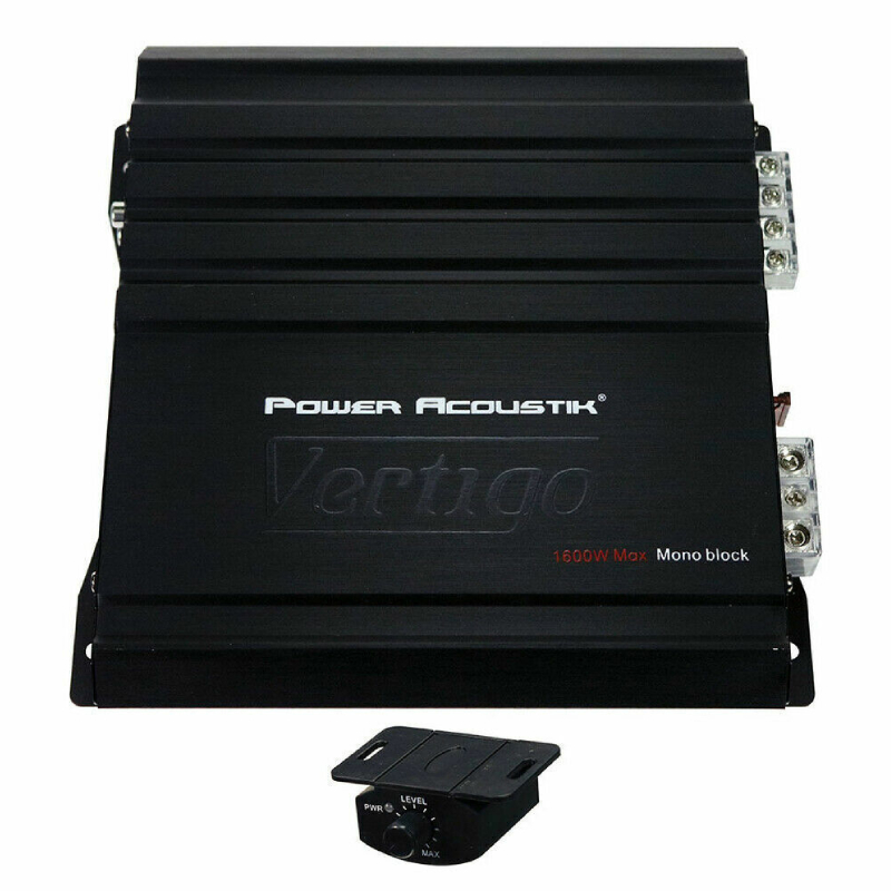 Power Acoustik VA1-1600D Mono Subwoofer Amplifiers