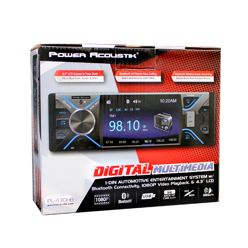 Power Acoustik PL-430HB Digital Media Receivers