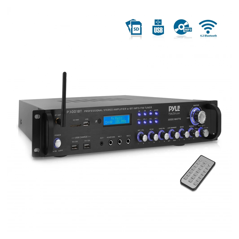 Pyle P3001BT Home Theater Amplifiers