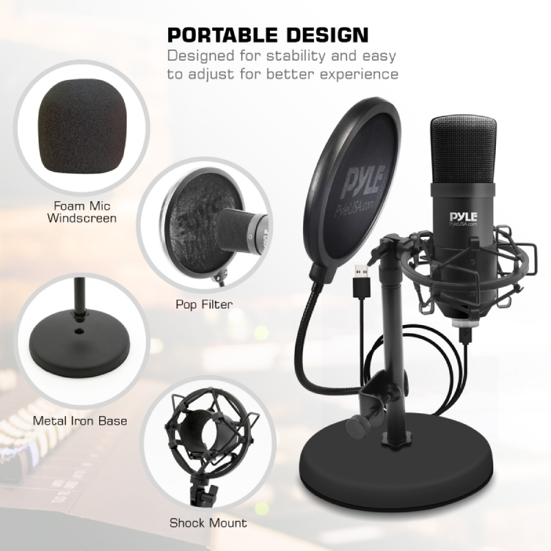 Pyle PDMIKT100 Wired Microphones