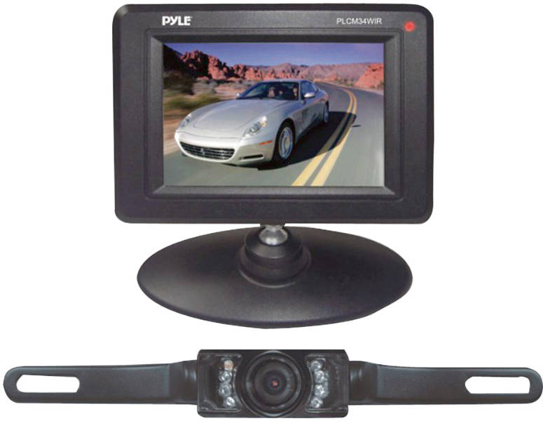 Pyle PLCM34WIR Rear View Mirror/Screen (with Backup camera)