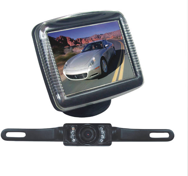 Pyle PLCM36 Rear View Mirror/Screen (with Backup camera)
