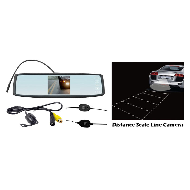 Pyle PLCM4300WIR Rear View Mirror/Screen (with Backup camera)