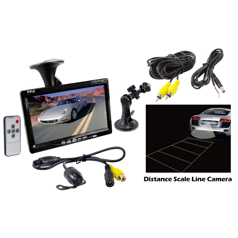 Pyle PLCM7700 Rear View Mirror/Screen (with Backup camera)