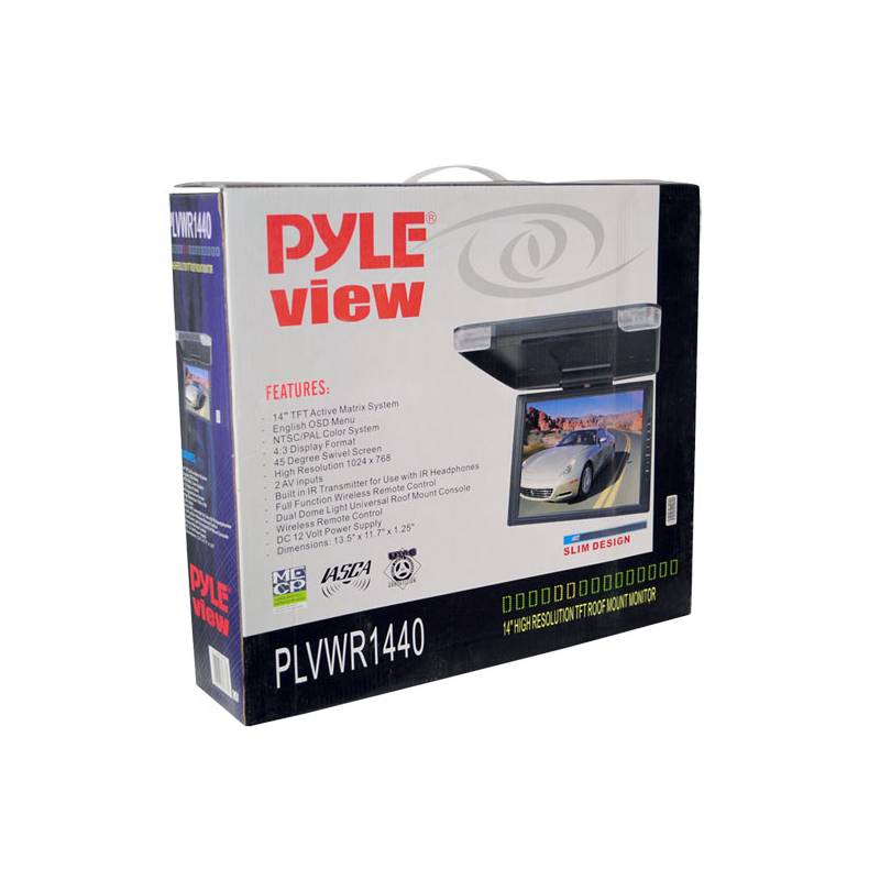 Pyle PLVWR1440 Overhead Flip Down Monitors
