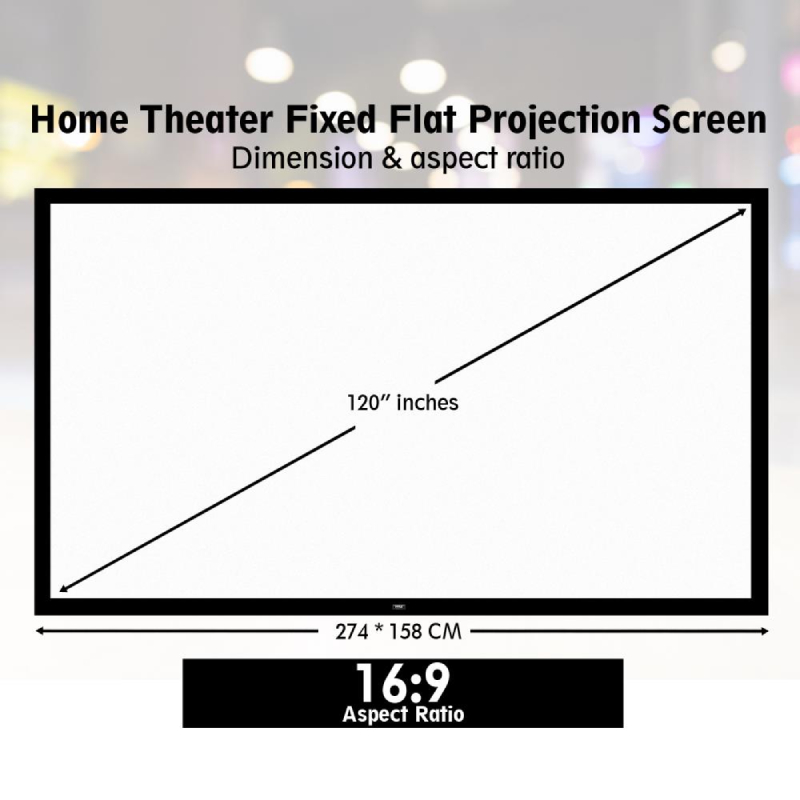 Pyle PRJTPFL122 Projector Screens