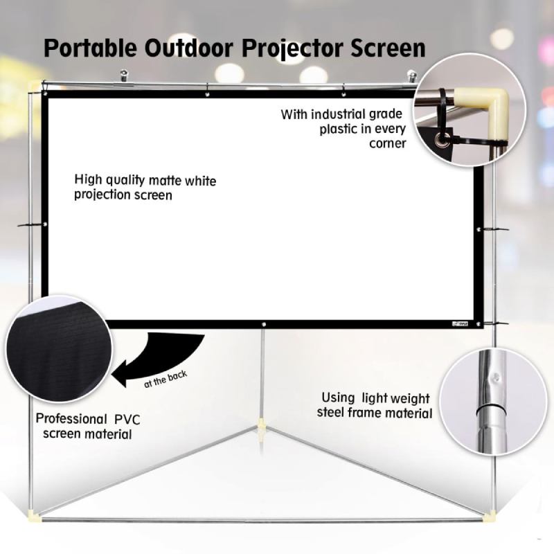 Pyle PRJTPOTS101 Projector Screens