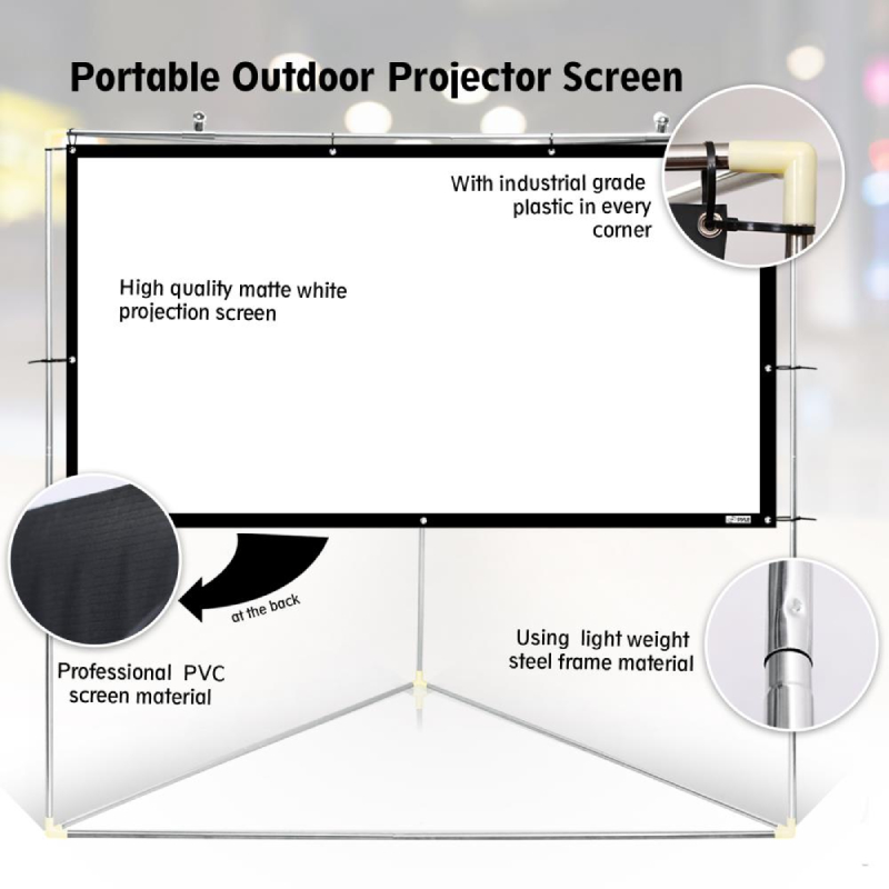 Pyle PRJTPOTS71 Projector Screens