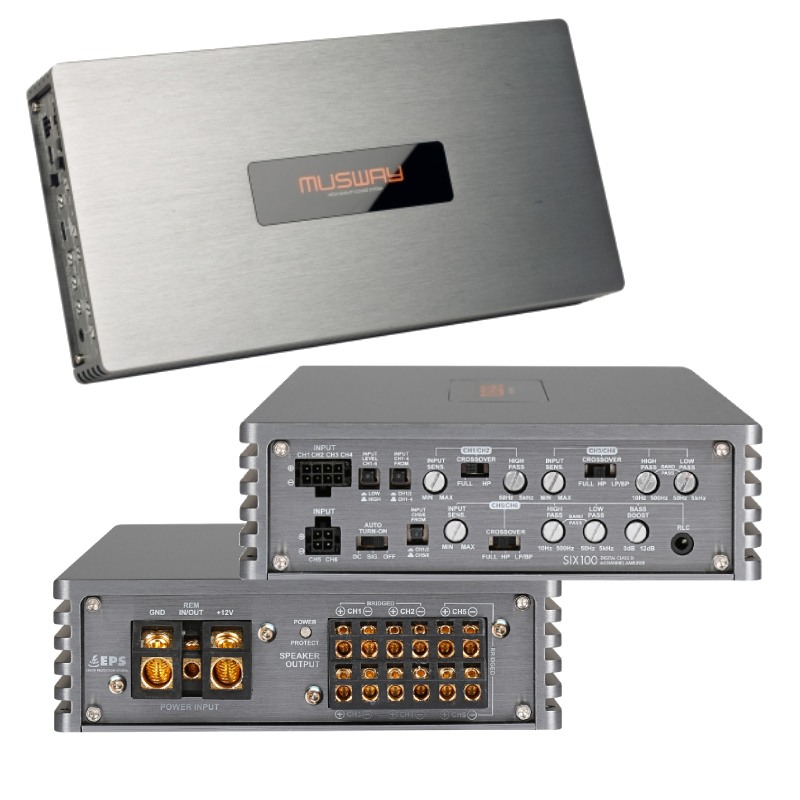 Musway SIX.100 6 Channel or More Amplifiers