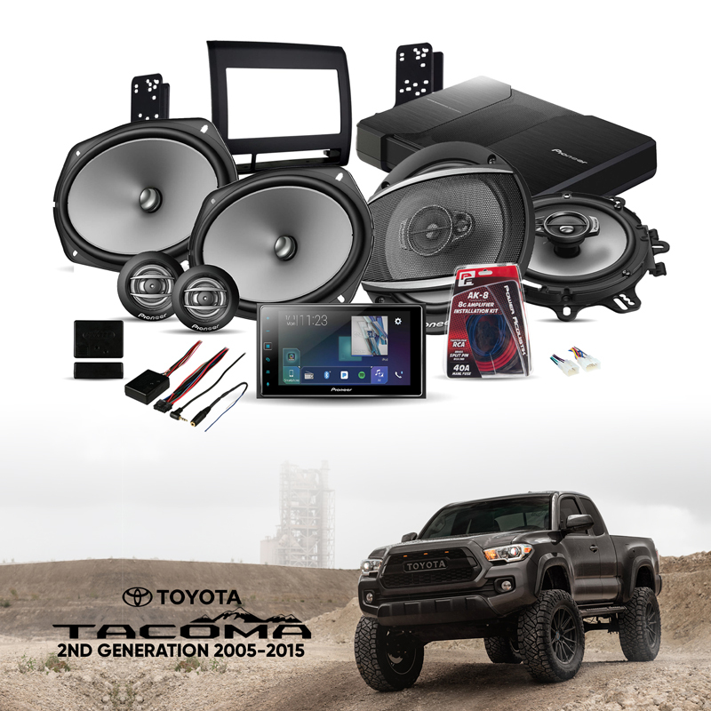 PCH Custom Audio Tacoma 2nd Gen Sound System Vehicle Specific Bundles
