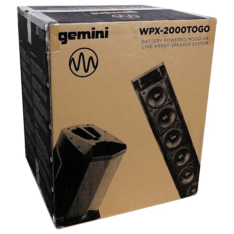 Gemini WPX-2000TOGO PA Speakers