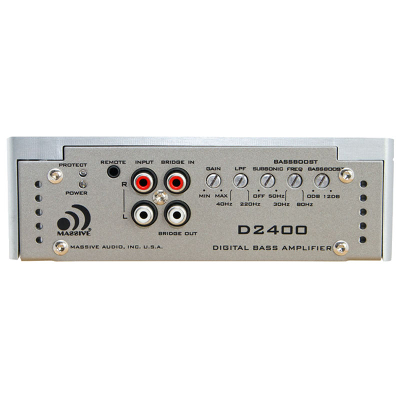 Massive Audio D2400-Duplicate Mono Subwoofer Amplifiers