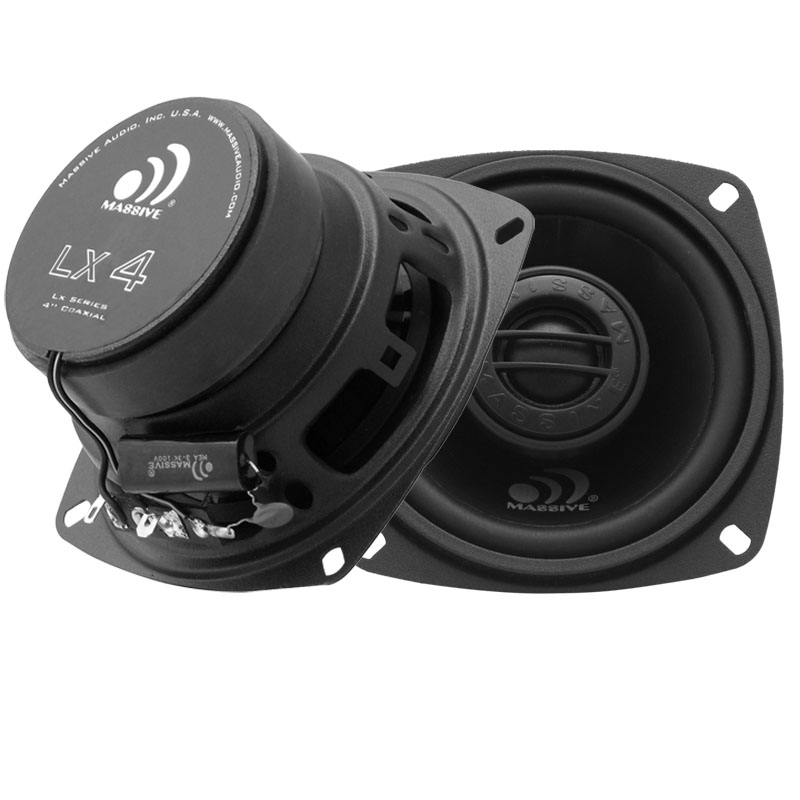 Massive Audio LX 4 Full Range Car Speakers