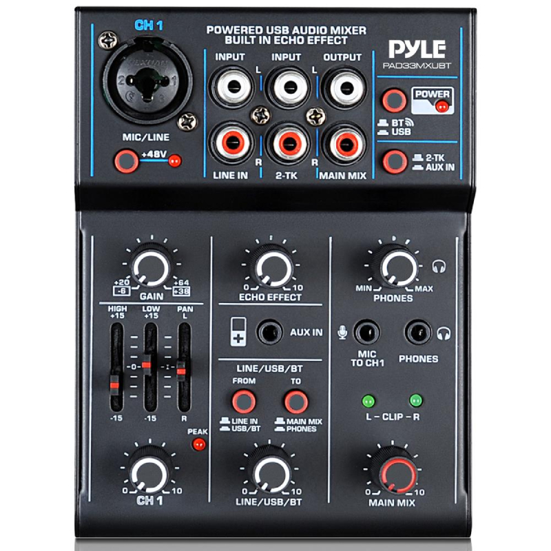 Pyle Pro PAD33MXUBT DJ Mixers