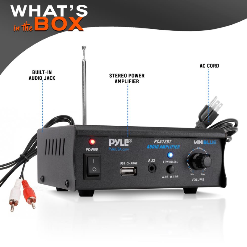 Pyle PCA12BT Home Theater Amplifiers