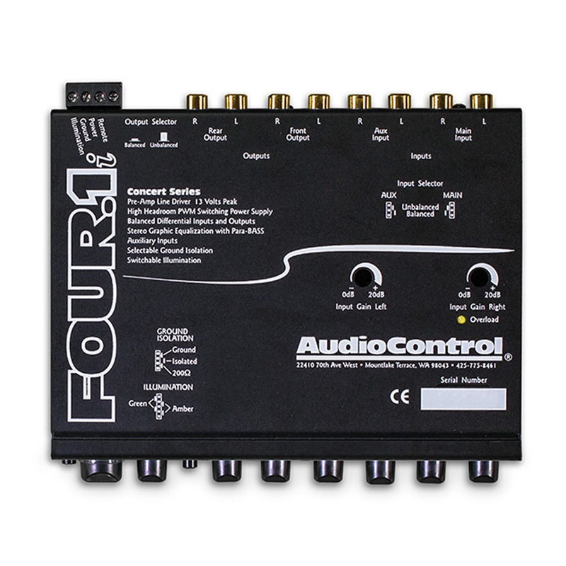 audio control THREE.1 オーディオコントロール AudioControl THREE.1 In-dash equalizer with 2-way crossover