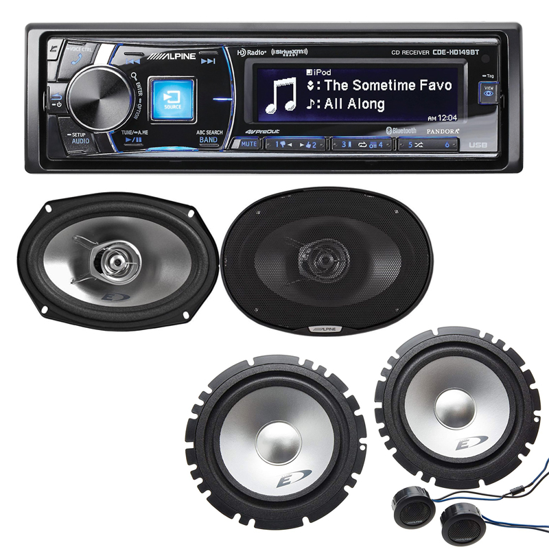 Alpine CDE-HD149BT Advanced Bluetooth CD Receiver : Electronics