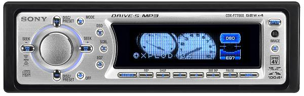 Sony CDX-F7705X at Onlinecarstereo.com