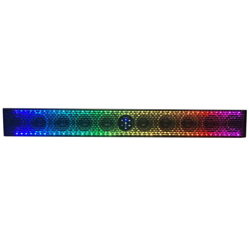 CERWIN-VEGA SBL3 Soundbar – 10 Speaker Outdoor Bluetooth System With LED Lights, Waterproof & Great For Golf Carts