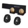 JL Audio Dual 10" Ported Behind Rear Seat TW3 Subwoofer Bass Package for 2022-2024 Toyota Tundra Crew-Max Bass Packages