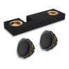 JL Audio Dual 10" Sealed Under Rear Seat TW1 Subwoofer Bass Package for 2007-2021 Toyota Tundra Double-Cab Bass Packages