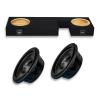 Nemesis Audio Dual 12" Sealed Under Rear Seat Hectic Series Subwoofer Bass Package for 2007-2021 Toyota Tundra Double-Cab Bass Packages