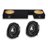 JL Audio Dual 12" Sealed Under Rear Seat TW3 Subwoofer Bass Package for 2007-2021 Toyota Tundra Double-Cab-1 Bass Packages