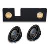 Nemesis Audio Dual 8" Sealed Under Rear Seat Slim Series Subwoofer Bass Package for 2007-2021 Toyota Tundra Double-Cab Bass Packages