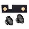 JL Audio Dual 8" Sealed Under Rear Seat W1v3 Subwoofer Bass Package for 2007-2021 Toyota Tundra Double-Cab Bass Packages