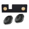 Audison Dual 8" Sealed Under Rear Seat Prima Series Subwoofer Bass Package for 2007-2021 Toyota Tundra Double-Cab Bass Packages