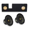 Kicker Dual 8" Sealed Under Rear Seat CompC Series Subwoofer Bass Package for 2007-2021 Toyota Tundra Double-Cab-1 Bass Packages