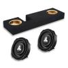 JL Audio Dual 10" Sealed Under Rear Seat TW3 Subwoofer Bass Package for 2007-2021 Toyota Tundra Double-Cab Bass Packages