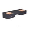 Ground Shaker NCHVKK212B Sealed Subwoofer Boxes
