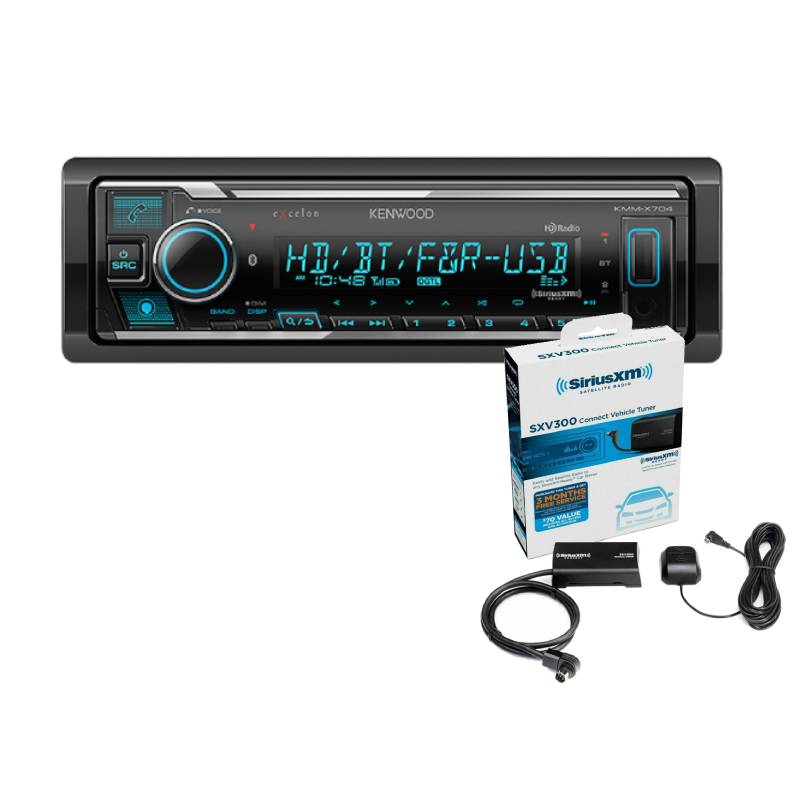 Kenwood Excelon KMMX704Bundle at