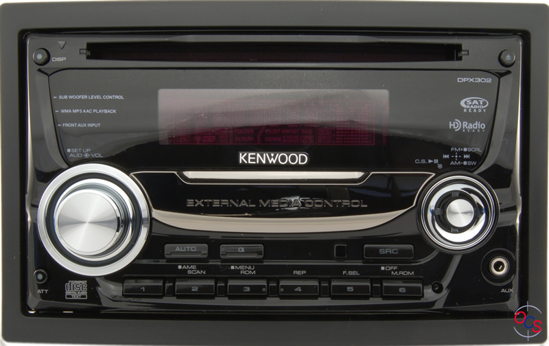 リペア済 CD/MD/FM/AM/AUX KENWOOD 30W 2Way Kenwood DPX302 at Onlinecarstereo.com